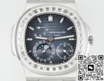 Replica Patek Philippe Nautilus 5724G-001 PPF factory V3 Black blue dial - Image 4