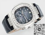 Replica Patek Philippe Nautilus 5724G-001 PPF factory V3 Black blue dial - Image 14