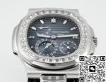 Replica Patek Philippe Nautilus 5724G-001 PPF factory V3 Black blue dial - Image 18