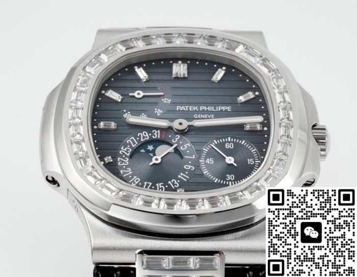 Replica Patek Philippe Nautilus 5724G-001 PPF factory V3 Black blue dial - Image 7