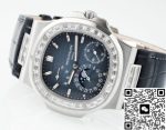 Replica Patek Philippe Nautilus 5724G-001 PPF factory V3 Black blue dial - Image 16