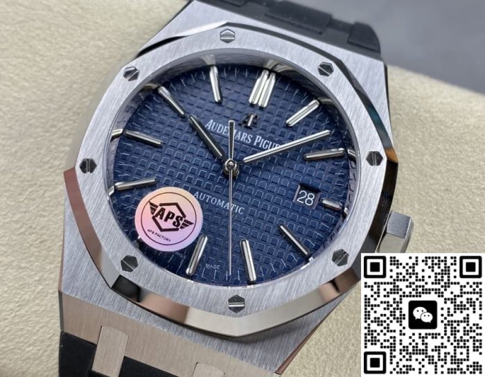 Replica Audemars Piguet Royal Oak 15500ST.OO.1220ST.01 APS factory V3 Blue Dial - Image 2