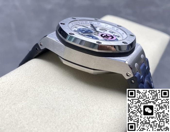 Replica Audemars Piguet Royal Oak Offshore 26170ST.OO.D305CR.01 TK Factory Blue strap - Image 5