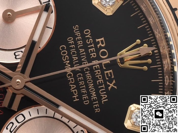 Replica Rolex Cosmograph Daytona m126505-0002 Clean Factory Rose gold strap - Image 9