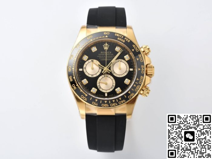 Replica Rolex Cosmograph Daytona m126518ln-0006 Clean Factory Diamond hour markers - Image 2