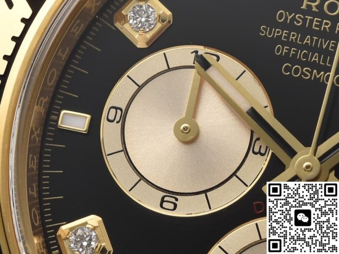 Replica Rolex Cosmograph Daytona m126518ln-0006 Clean Factory Diamond hour markers - Image 6