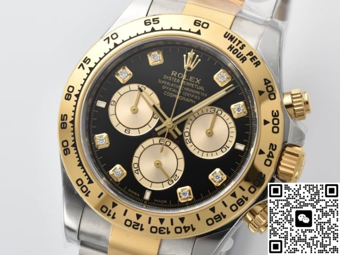 Replica Rolex Cosmograph Daytona m126503-0002 Clean Factory Diamond hour markers - Image 5