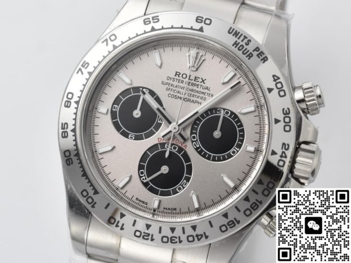 Replica Rolex Cosmograph Daytona m126509-0003 Clean Factory Silver strap - Image 3