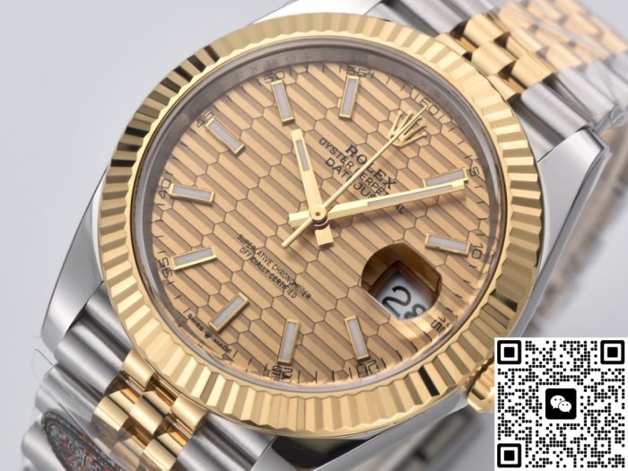 Replica Rolex Datejust m126333-0022 Clean Factory Fluted pattern - Image 3