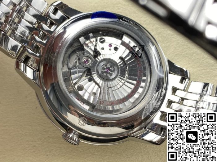 Replica Omega De Ville 434.10.41.20.10.001 N1 Factory Silver strap - Image 8