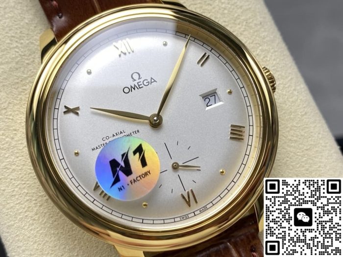 Replica Omega De Ville 434.53.41.20.02.001 N1 Factory White dial - Image 3