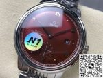 Replica Omega De Ville 434.10.41.20.11.001 N1 Factory Burgundy red dial - Image 16