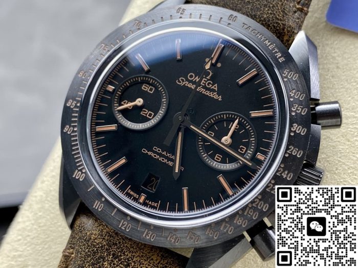 Replica Omega Speedmaster 311.92.44.51.01.006 N1 Factory Leather strap - Image 3