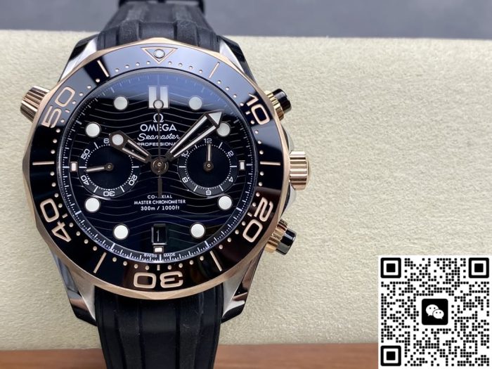 Replica Omega Seamaster 210.22.44.51.01.001 N1 Factory Transparent case back - Image 2