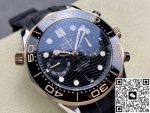 Replica Omega Seamaster 210.22.44.51.01.001 N1 Factory Transparent case back - Image 15