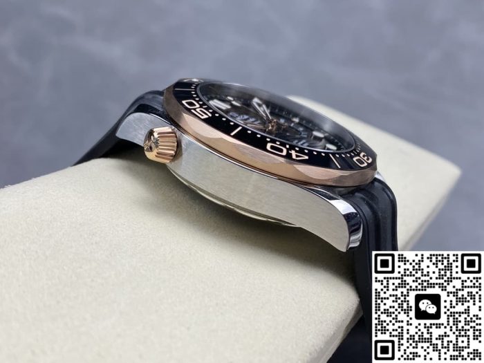 Replica Omega Seamaster 210.22.44.51.01.001 N1 Factory Transparent case back - Image 7