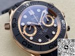 Replica Omega Seamaster 210.62.44.51.01.001 N1 Factory Rubber strap - Image 2
