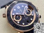 Replica Omega Seamaster 210.62.44.51.01.001 N1 Factory Rubber strap - Image 14