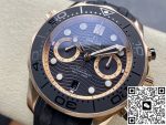 Replica Omega Seamaster 210.62.44.51.01.001 N1 Factory Rubber strap - Image 5