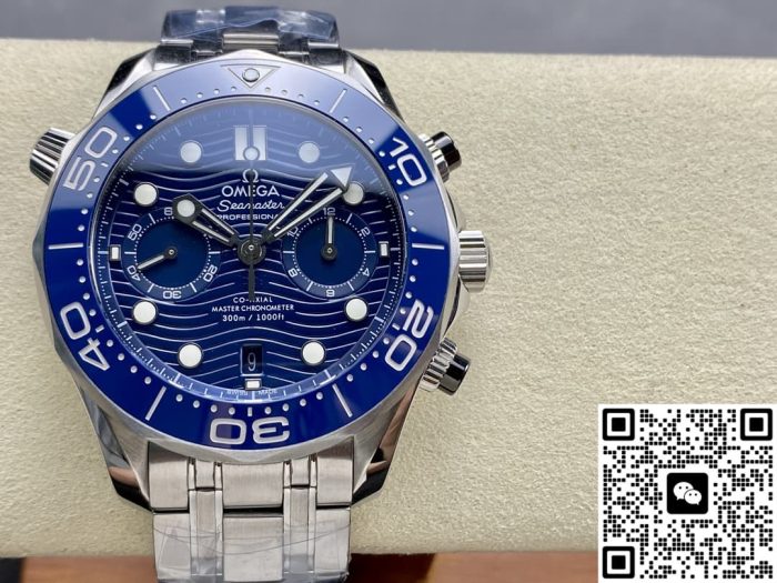 Replica Omega Seamaster 210.30.44.51.03.001 N1 Factory Blue ceramic dial - Image 2