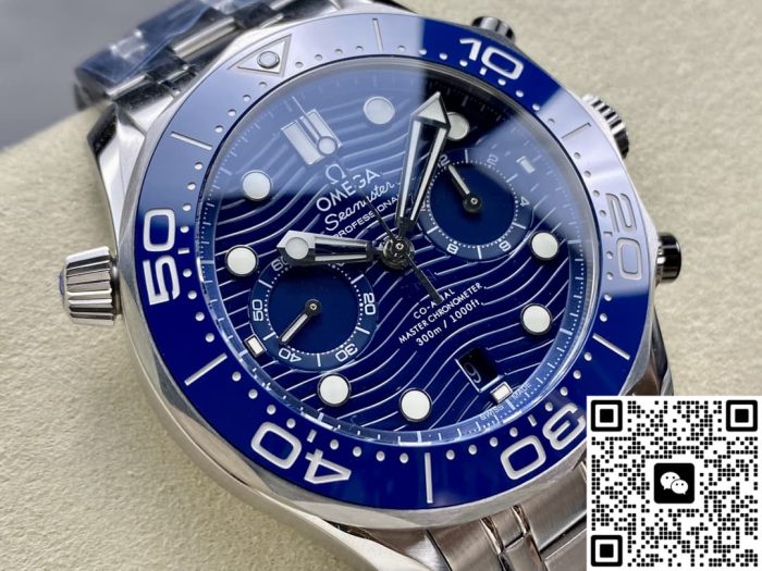 Replica Omega Seamaster 210.30.44.51.03.001 N1 Factory Blue ceramic dial - Image 3