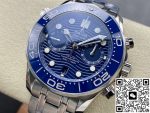 Replica Omega Seamaster 210.30.44.51.03.001 N1 Factory Blue ceramic dial - Image 4