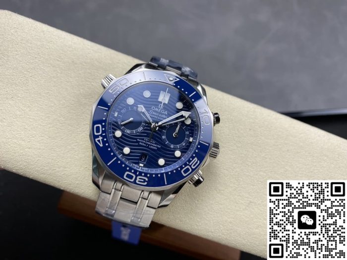 Replica Omega Seamaster 210.30.44.51.03.001 N1 Factory Blue ceramic dial - Image 6