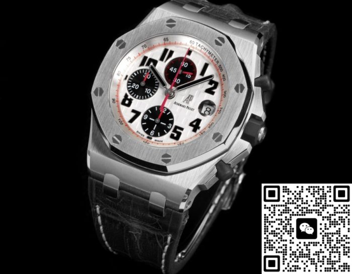 Replica Audemars Piguet Royal Oak Offshore 26170ST.OO.D101CR.02 TK Factory Rubber strap - Image 5