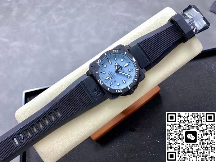 Replica Bell & Ross INSTRUMENTS BR03A-D-LM-CE/SRB M+ factory black ceramic case - Image 6